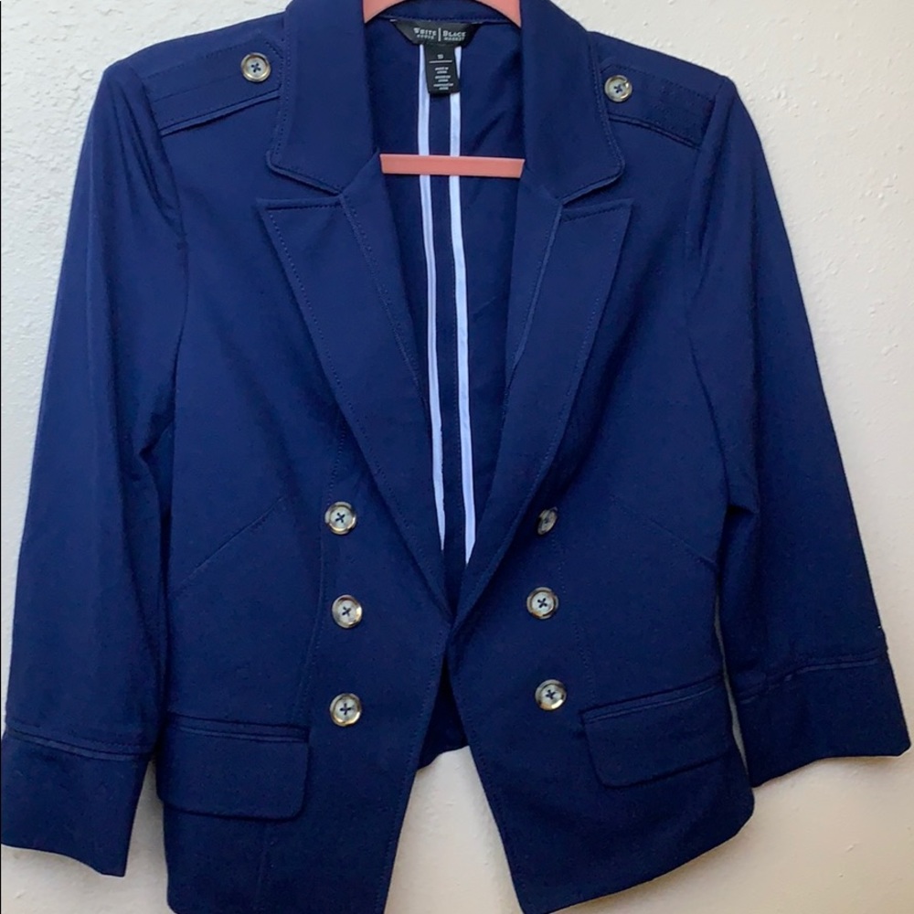 Navy blue blazer